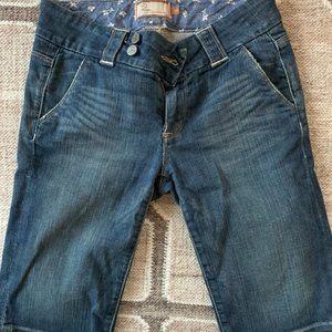 Paige Vintage Premium Denim Longer Short, sz 25